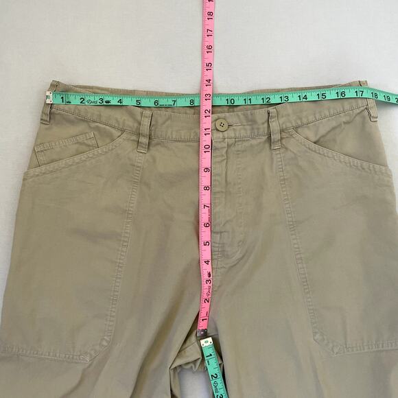 Patagonia Pants Mens 35 Tan Organic Outdoor Casual Workwear Sustainable Basic - Picture 8 of 9